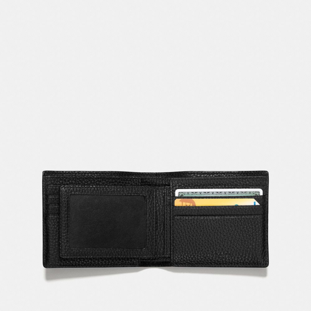 COACH®,Cuir galet imprimé,Denim Wild Beast/Jaune,Alternate View