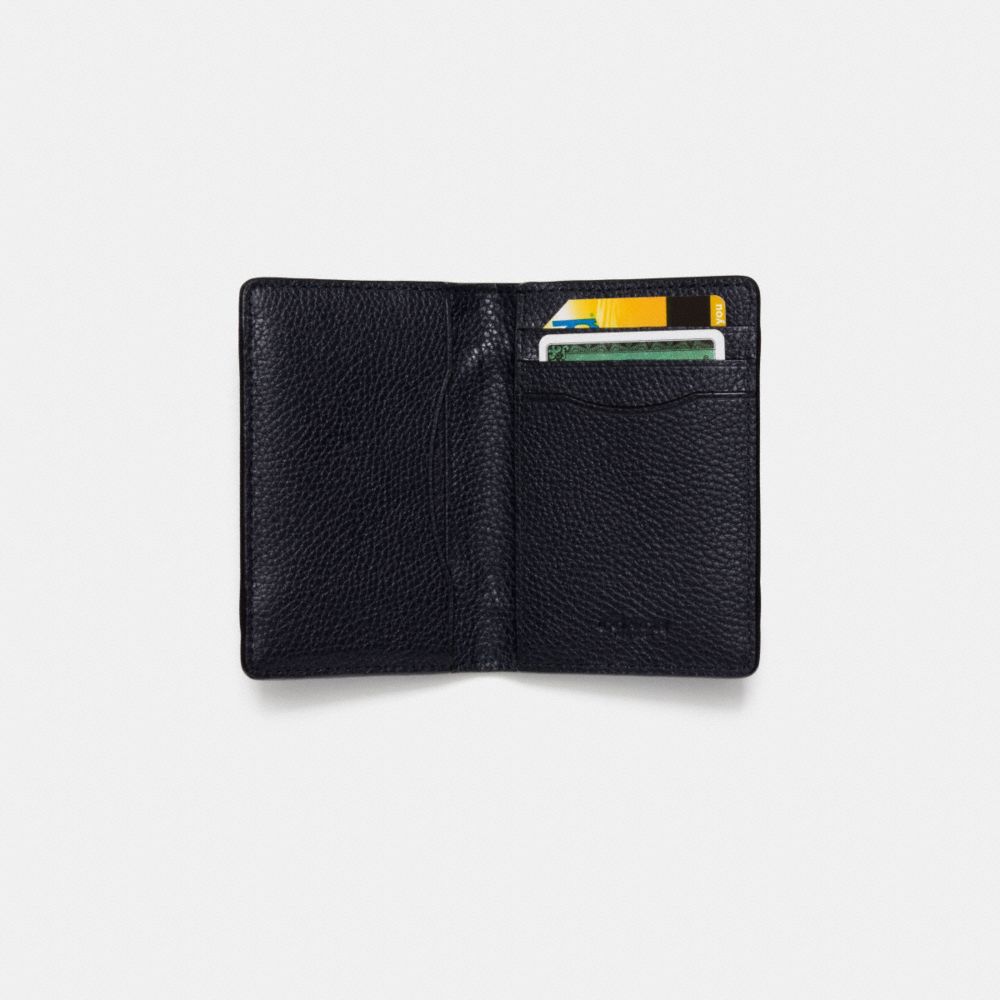 Card Wallet In Patchwork Pebble Leather