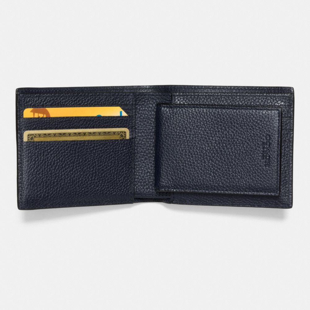 Coach compact best sale id wallet