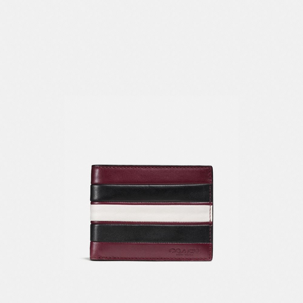 Coach wallet online stripe