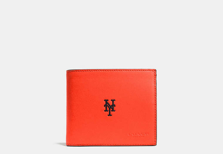 Mlb Compact Id Wallet In Sport Calf Leather
