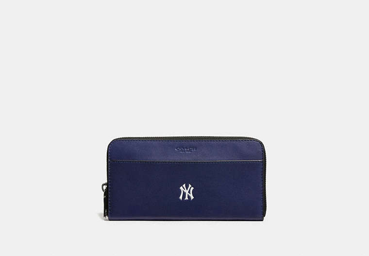 COACH®,MLB ACCORDION WALLET,n/a,NY YANKEES,Front View image number 0