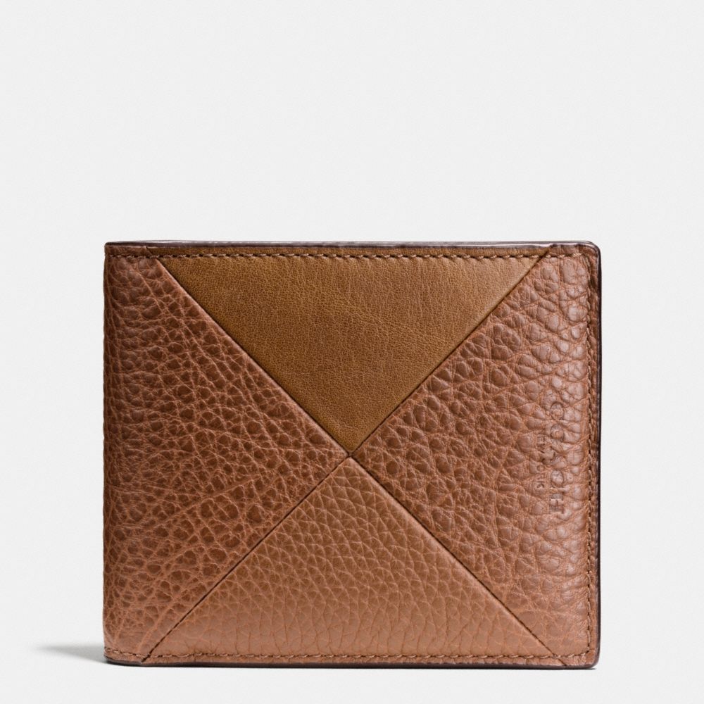 3 In 1 Wallet In Patchwork Leather