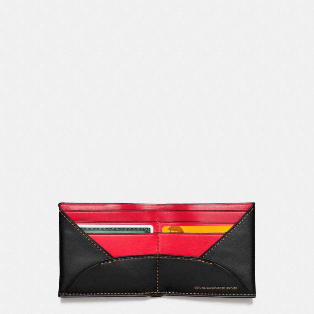 Mickey Double Billfold Wallet In Glovetanned Leather