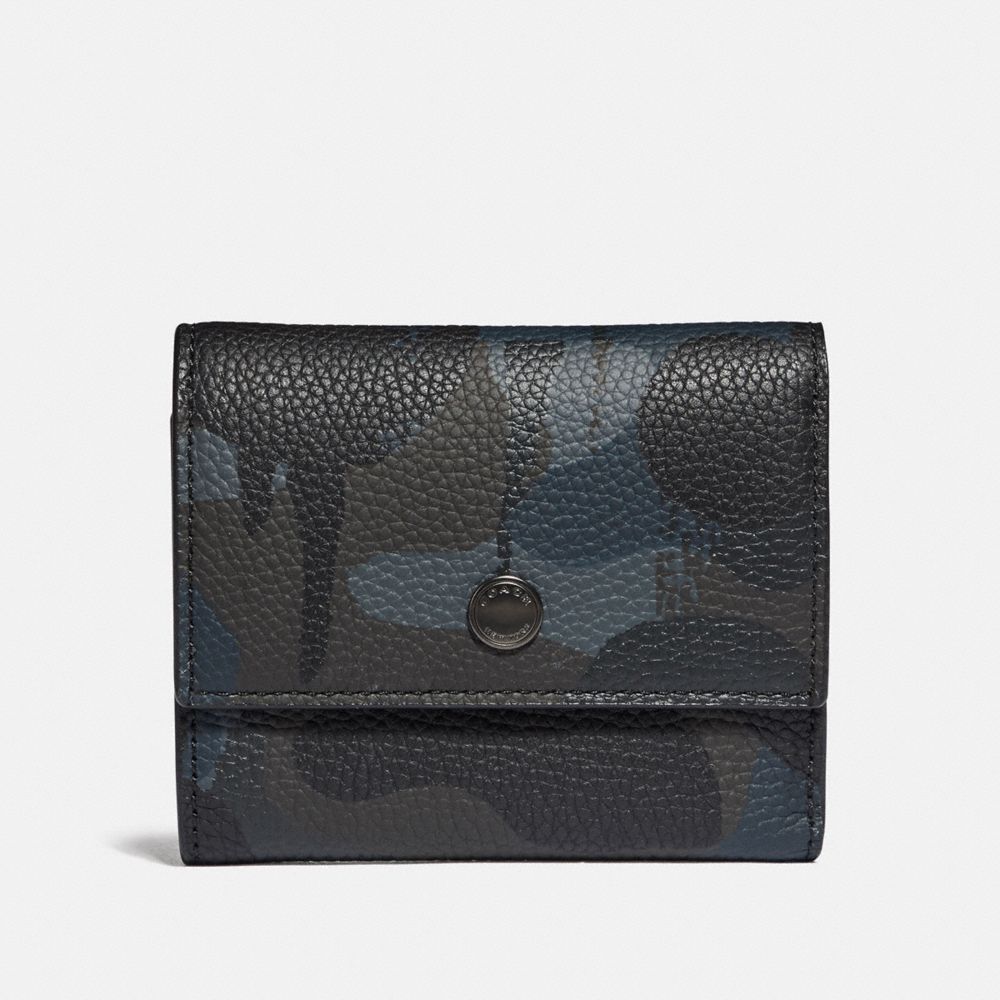 COACH Trifold Snap Wallet With Camo Print