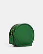 COACH®,CANTEEN CROSSBODY BAG,Small,Gold/Kelly Green,Angle View