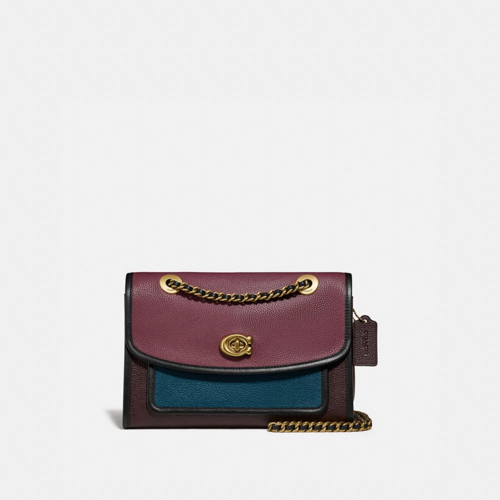 Coach parker in colorblock on sale