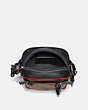 COACH®,DYLAN 10 IN SIGNATURE CANVAS WITH REXY BY SUI JIANGUO,Coated Canvas,Mini,Black Copper/Khaki,Inside View,Top View