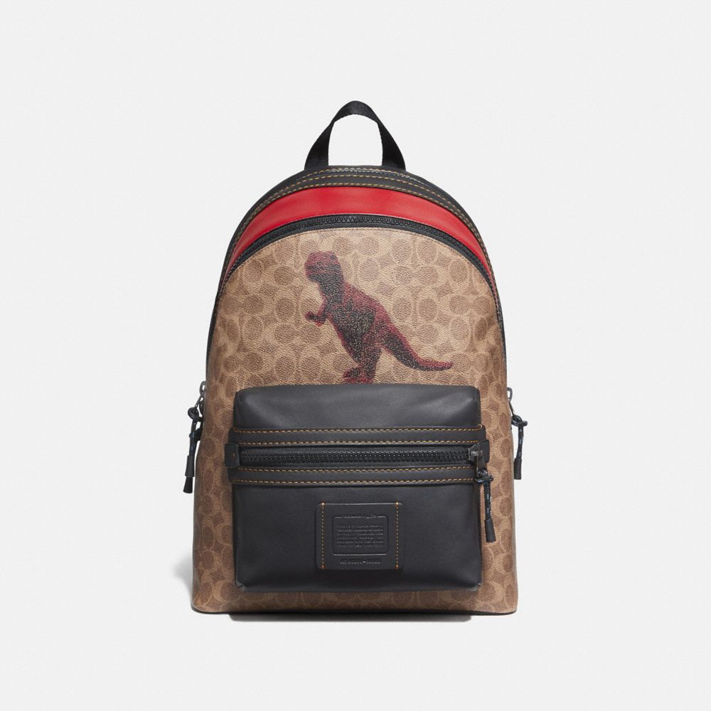 Academy Backpack In Signature Canvas With Rexy By Sui Jianguo