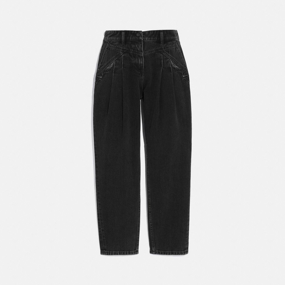 Jean En Denim Et Dentelle