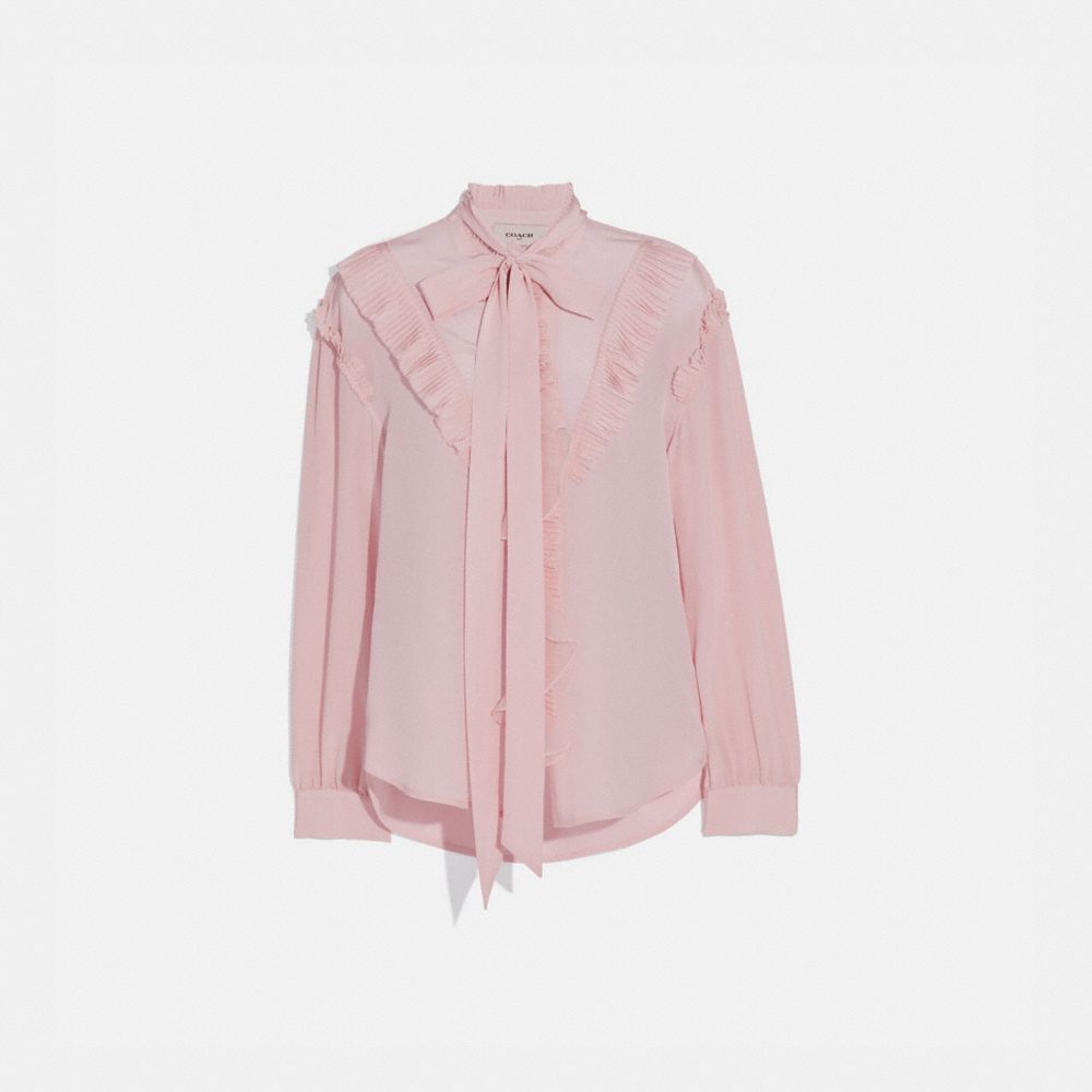 Long Sleeve Glam Rock Prairie Top With Ruffles