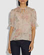 COACH®,TIERED TOP,Silk,Ivory/Peach,Scale View