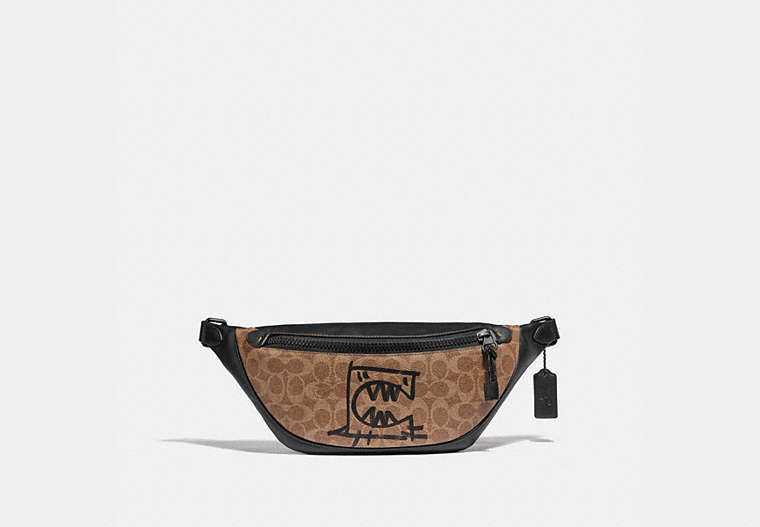 Rivington Belt Bag In Signature Canvas With Rexy By Guang Yu
