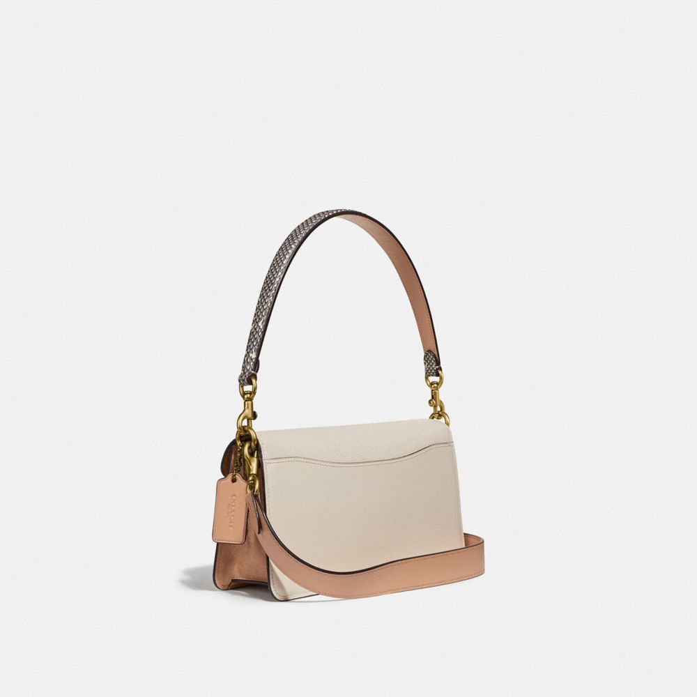 COACH Tabby Shoulder Bag 26 In Colorblock With Snakeskin Detail