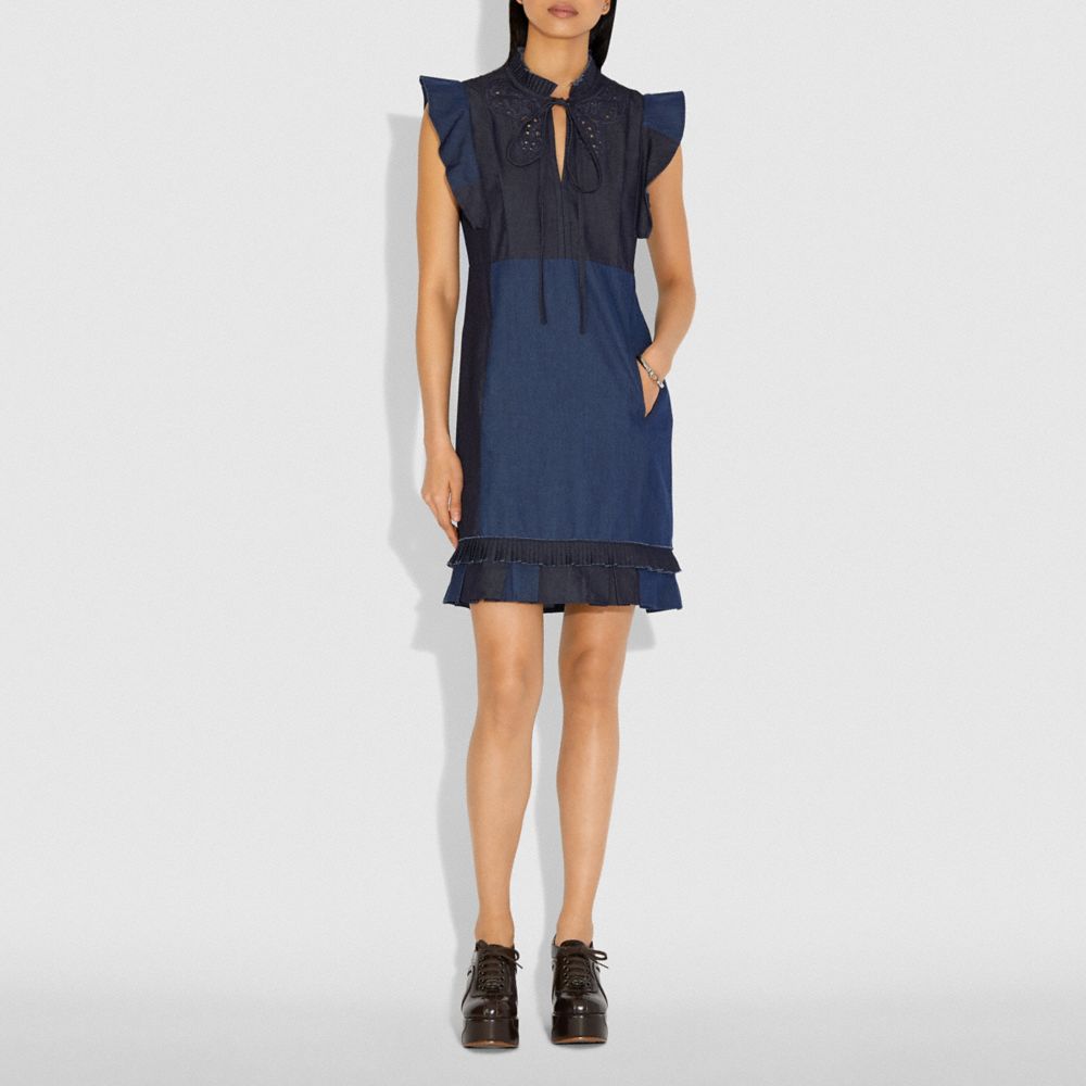 Kate spade dip store dye denim dress