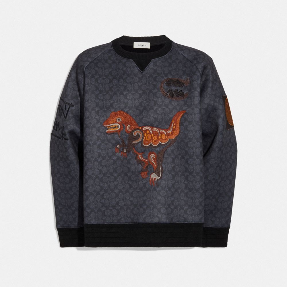 Coach dinosaur hot sale sweatshirt