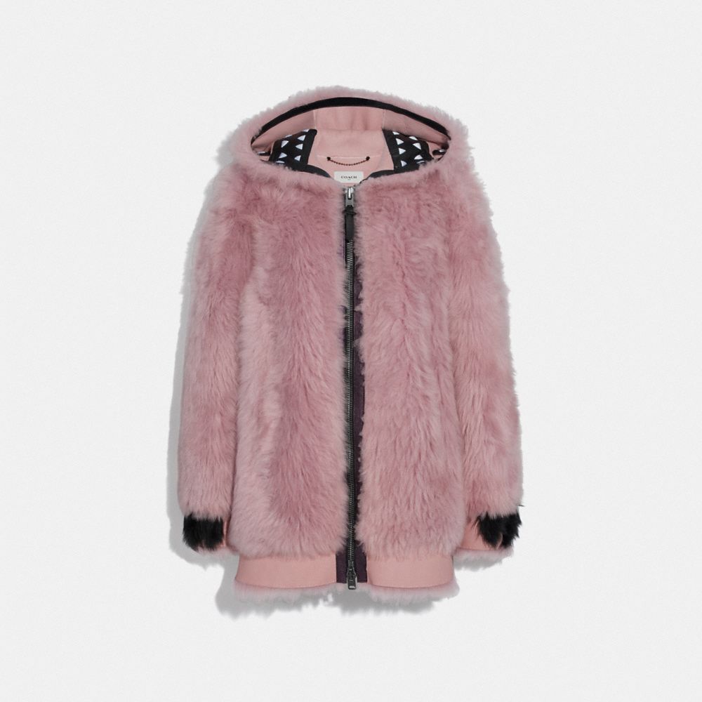 COACH COACH Rexy Shearling Hoodie