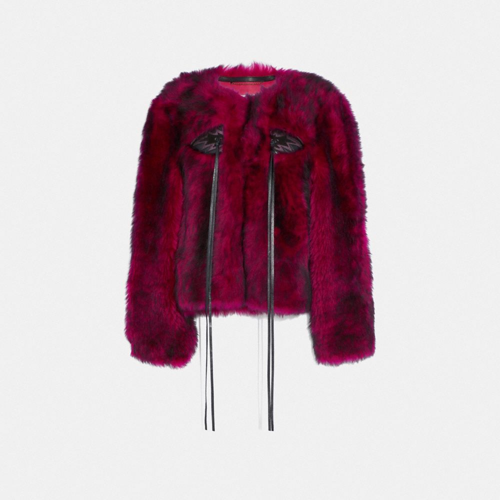 Glam Punk Shearling Jacket