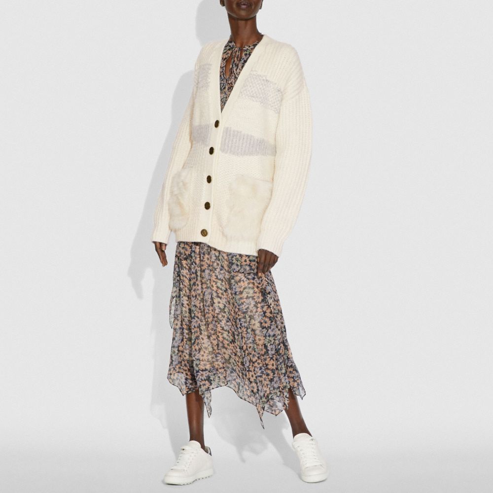 Cardigan With Shearling