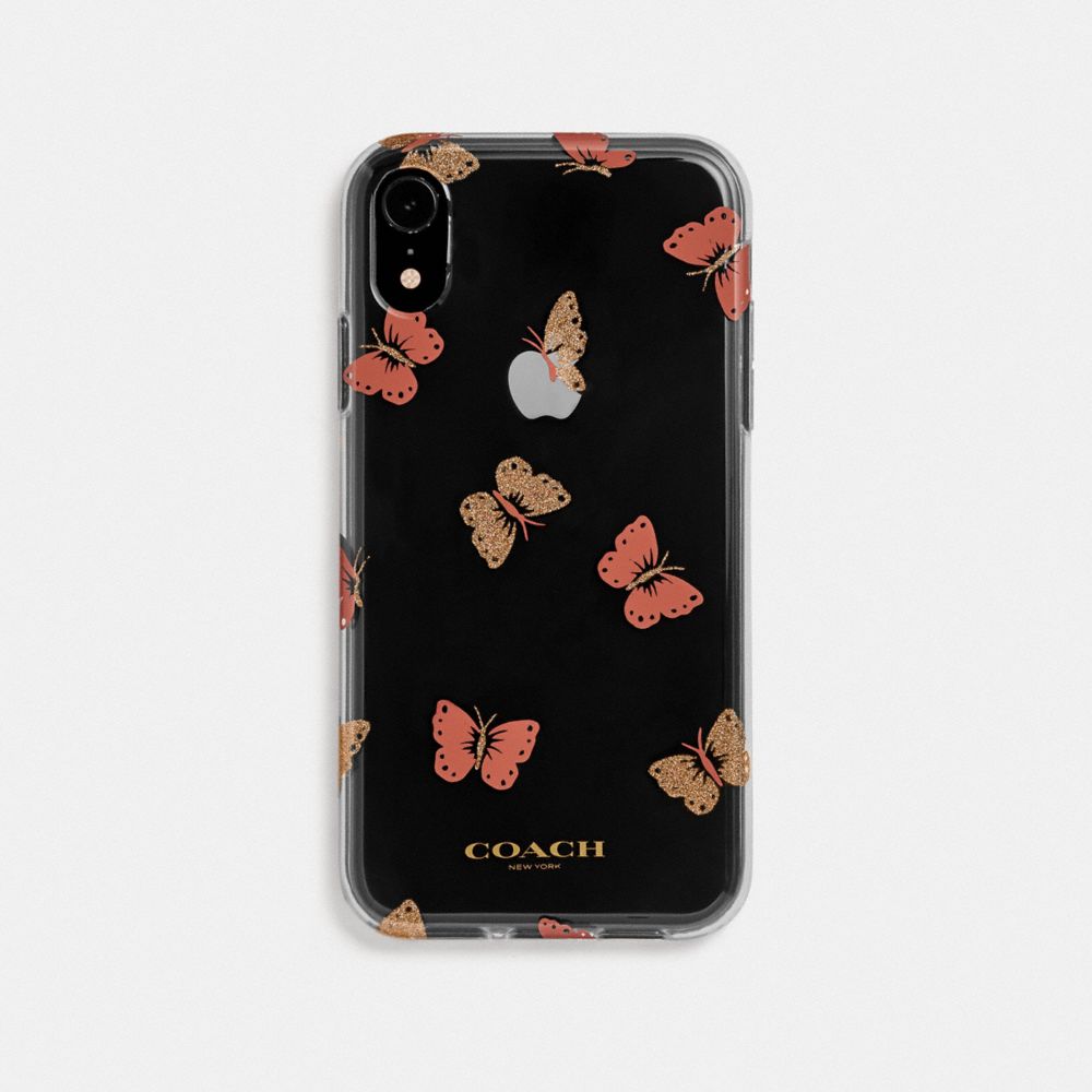 COACH®: Iphone Xr Case With Butterfly Print