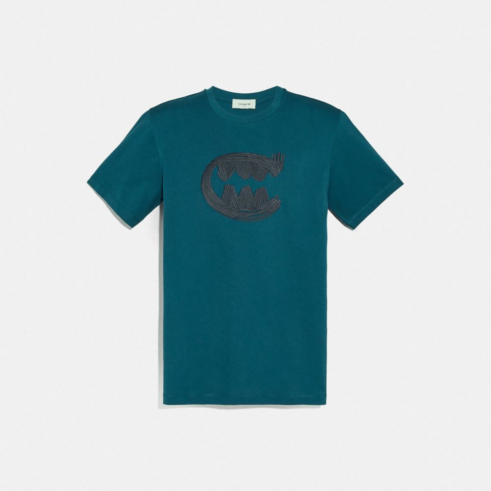 COACH®,Rexy By Guang Yu Short Sleeve T Shirt,,Front View