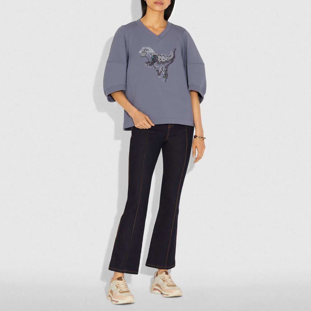 Rexy By Zhu Jingyi Short Sleeve Sweatshirt
