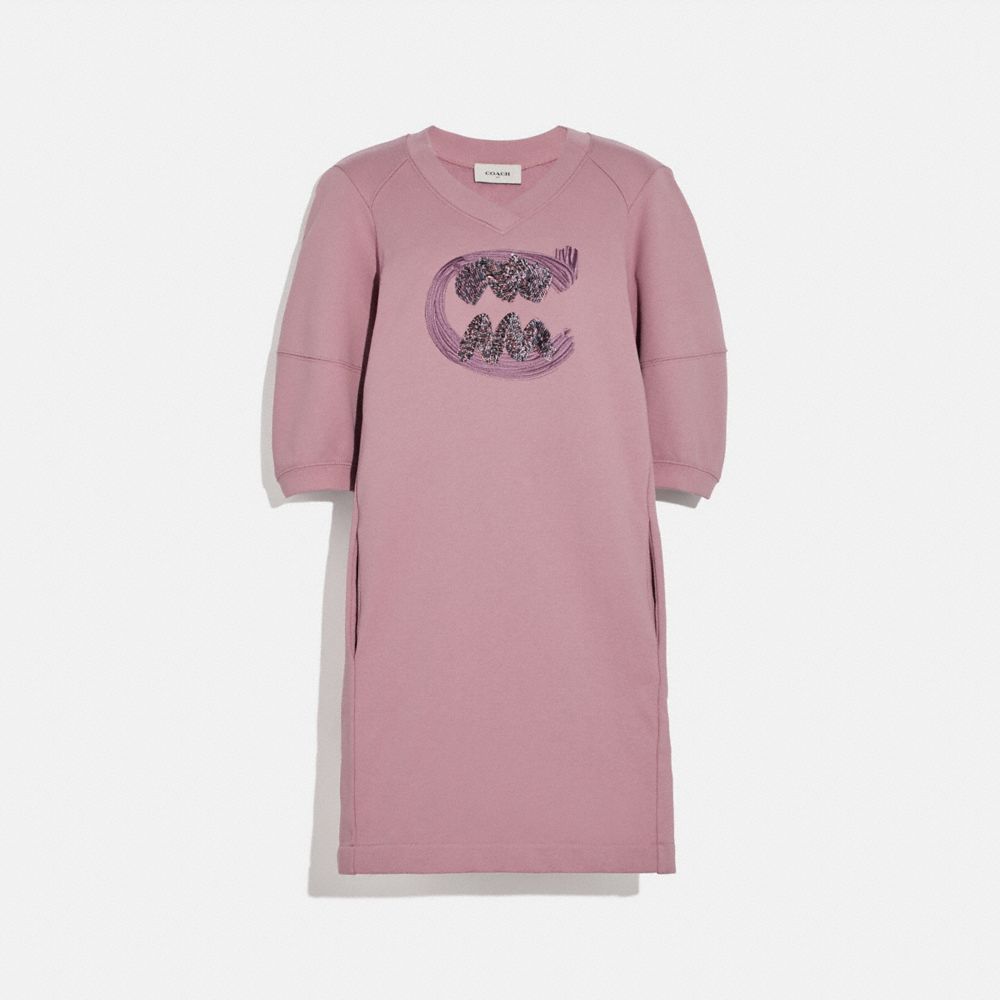 Rexy By Guang Yu Short Sleeve Sweatshirt Dress | COACH®