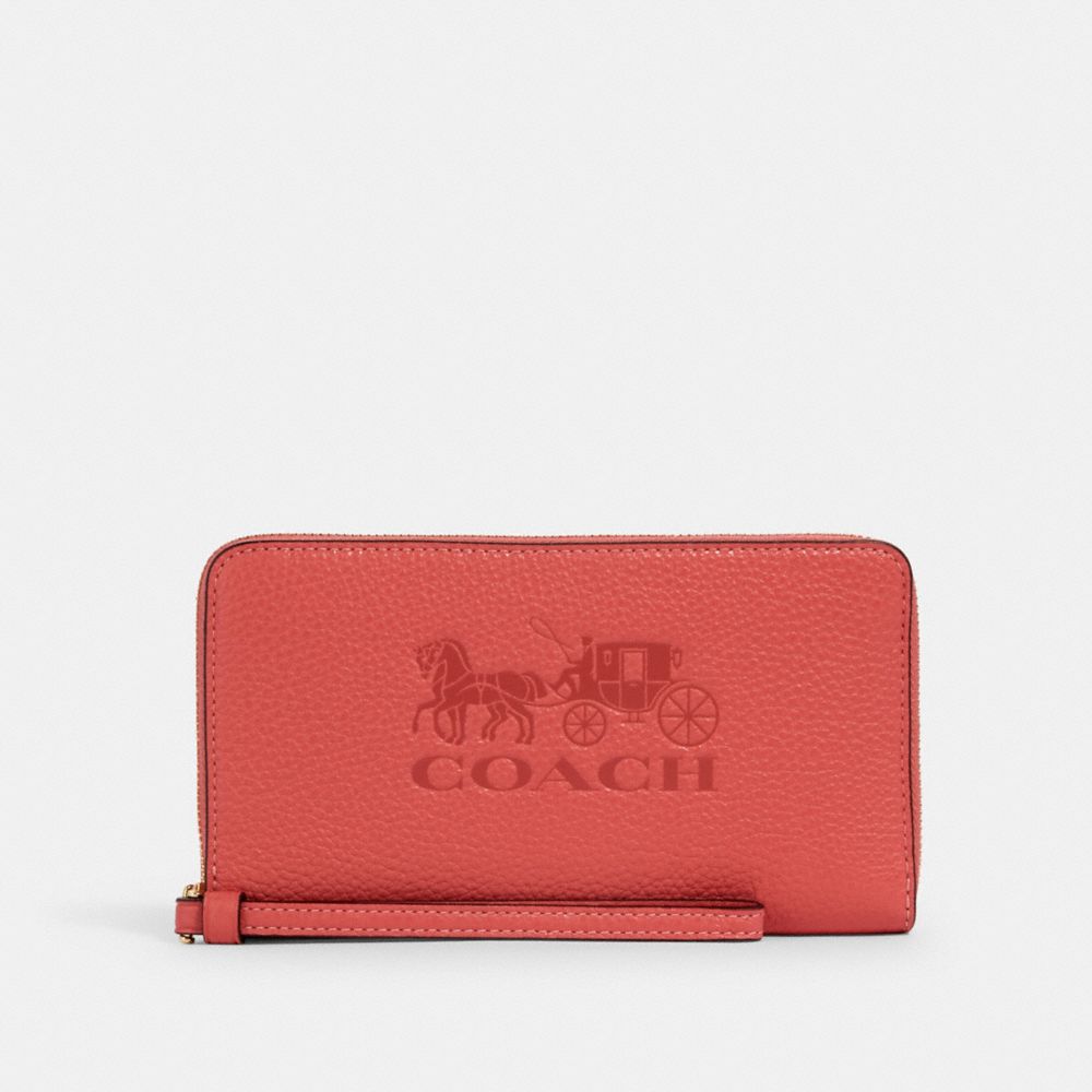 Jes Large Phone Wallet With Horse And Carriage