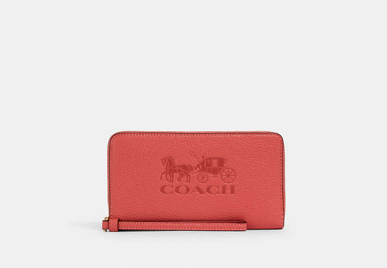 Jes Large Phone Wallet With Horse And Carriage