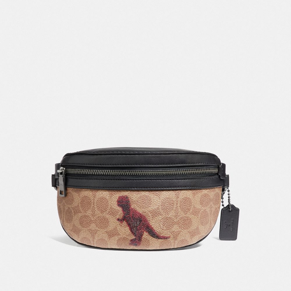 Belt Bag In Signature Canvas With Rexy By Sui Jianguo
