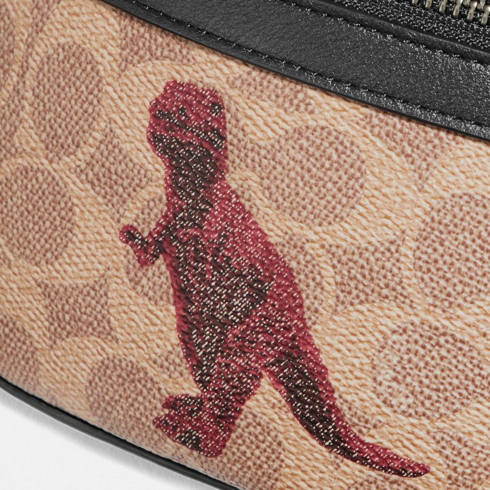 Belt Bag In Signature Canvas With Rexy By Sui Jianguo