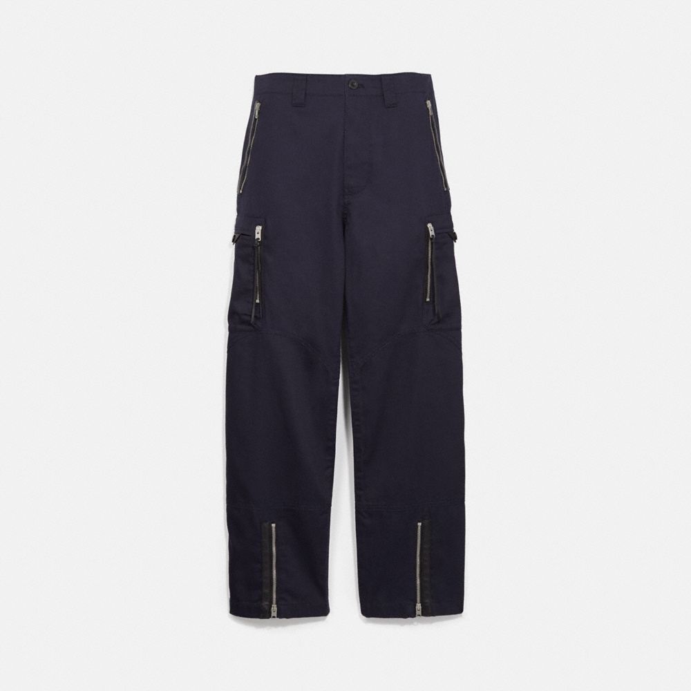 COACH®,ARMY PANTS,cotton,Deep Navy,Front View
