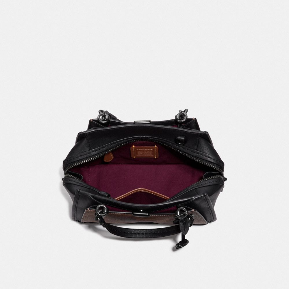 COACH®,Dreamer 21 In Signature Canvas With Rexy By Sui Jianguo,,Inside View,Top View
