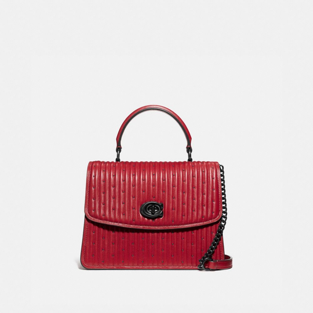 I Bought Myself The Coach Parker Bag In Metallic Red Leather