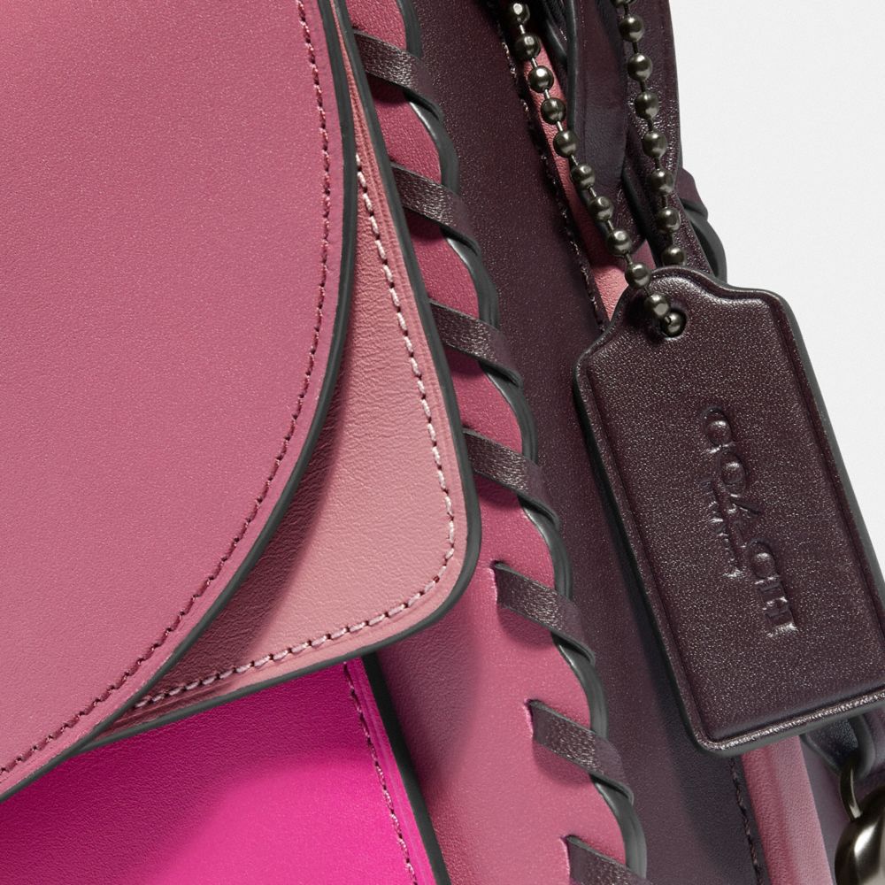 COACH®: Dreamer Shoulder Bag In Colorblock With Whipstitch