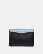 COACH®,DREAMER SHOULDER BAG IN COLORBLOCK,Leather,Medium,Brass/Mist Straw Multi,Back View