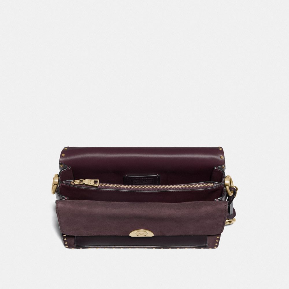 COACH®,Dreamer Shoulder Bag With Rivets,,Inside View,Top View