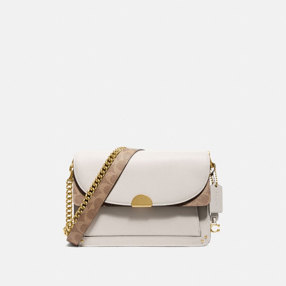 COACH® | Dreamer Shoulder Bag With Signature Canvas Blocking