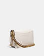 COACH®,DREAMER SHOULDER BAG WITH SIGNATURE CANVAS BLOCKING,pvc,Medium,Brass/Tan Chalk,Angle View
