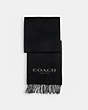 COACH®,SIGNATURE SCARF,n/a,Black / Grey,Front View