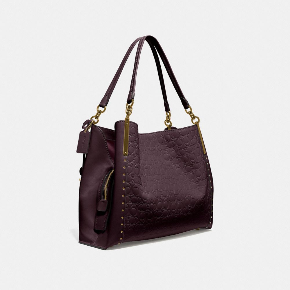 COACH® PT | Dalton Bag 31 In Signature Leather With Rivets