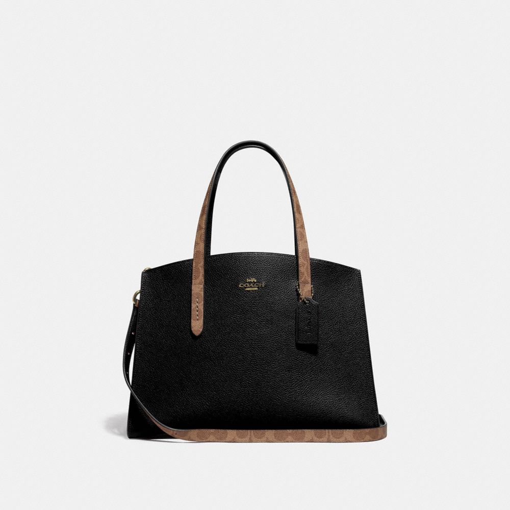 Coach charlie carryall in cheap signature canvas