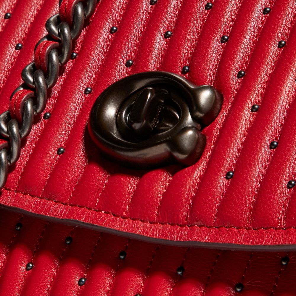 COACH®,Parker With Quilting And Rivets,,Closer View