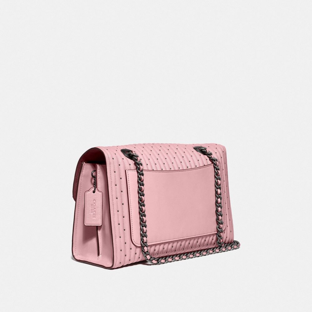 COACH®,Parker With Quilting And Rivets,,Angle View