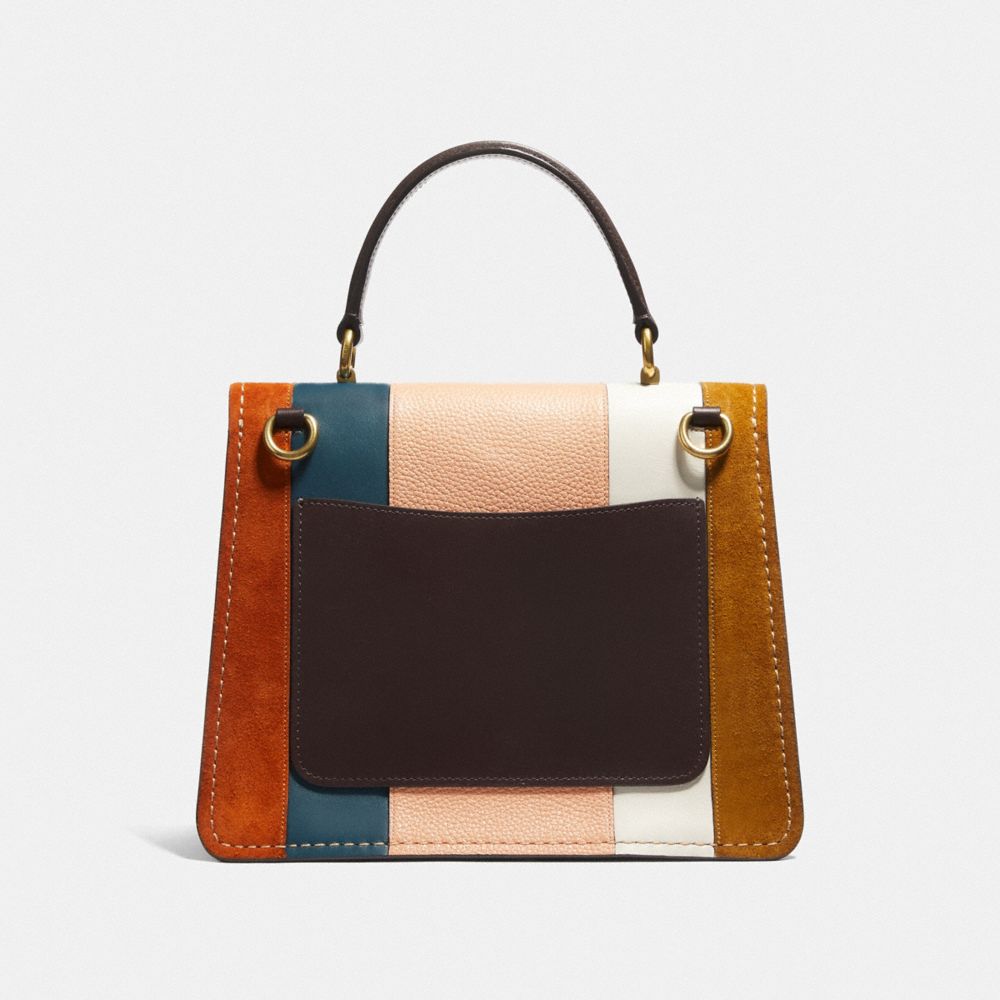 Poignée supérieure Parker à rayures patchwork