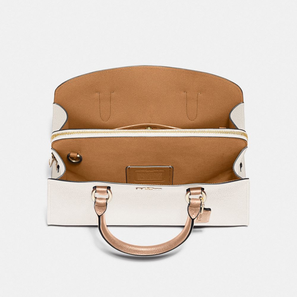 COACH®,Channing Carryall In Colorblock,,Inside View,Top View