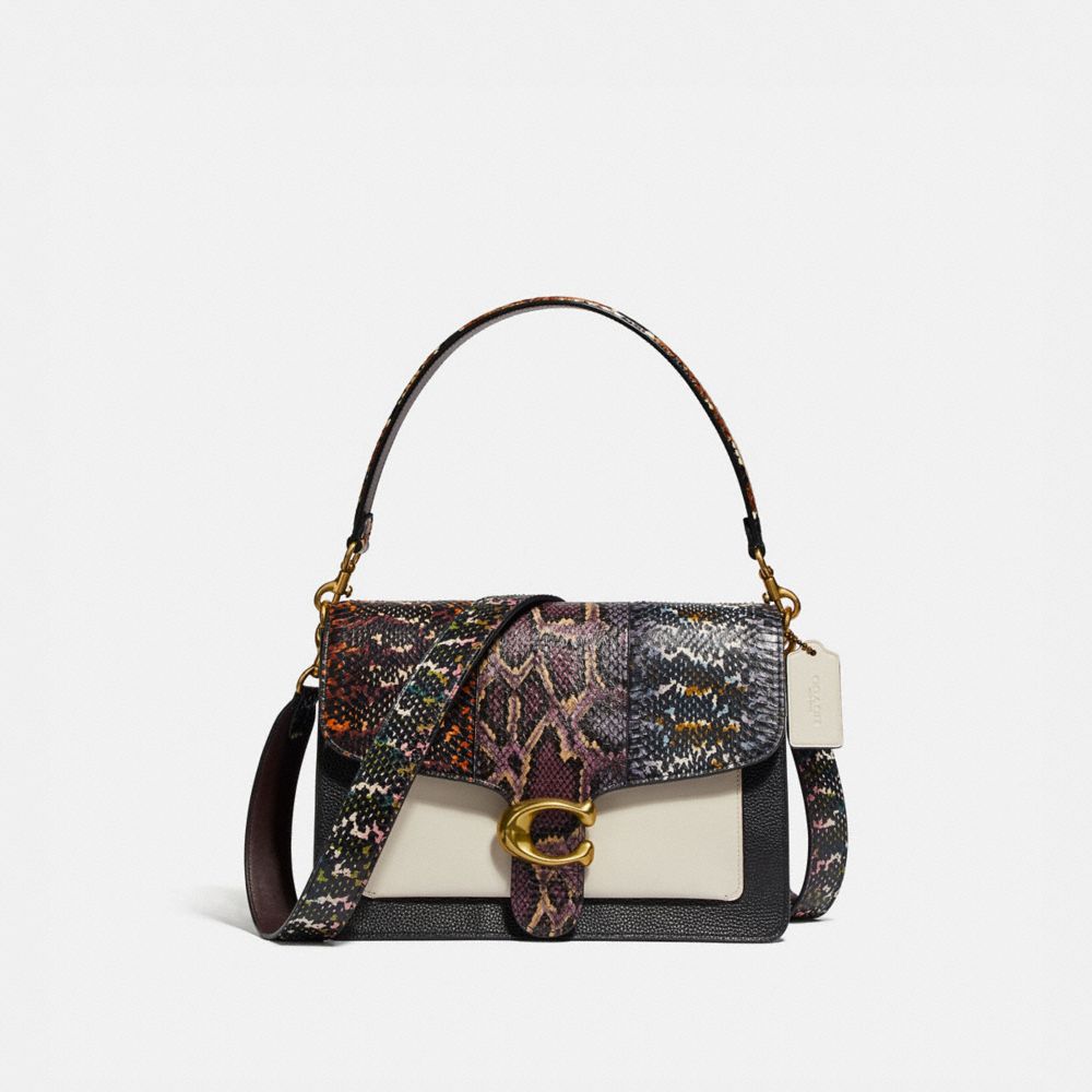 Tabby Shoulder Bag In Snakeskin