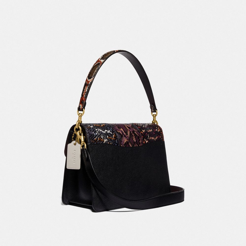 Tabby Shoulder Bag In Snakeskin