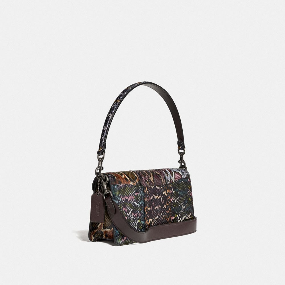 Coach tabby snakeskin online shoulder bag