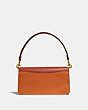 COACH®,TABBY SHOULDER BAG 26 IN COLORBLOCK,Leather,Medium,Brass/Rust Multi,Back View